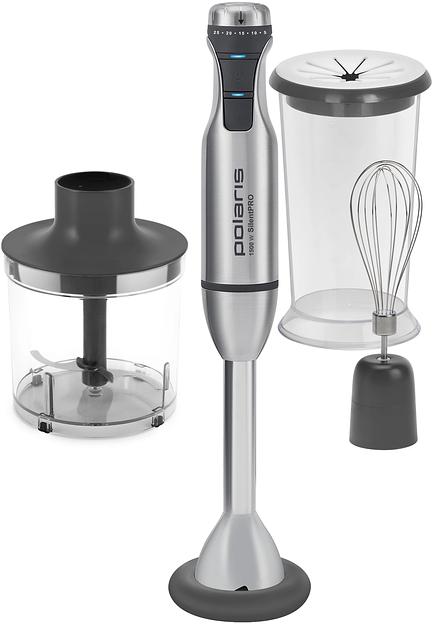 Блендер погружной Polaris PHB 1591L Silent 1500Вт нержавеющая сталь фото 1