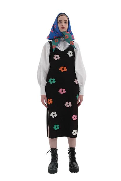 Утеплённая косынка «Танец. Вид сверху» фото 3