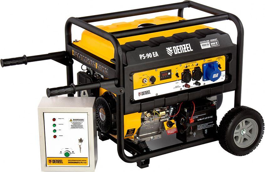 Генератор Denzel PS 90 EA 9кВт фото 6