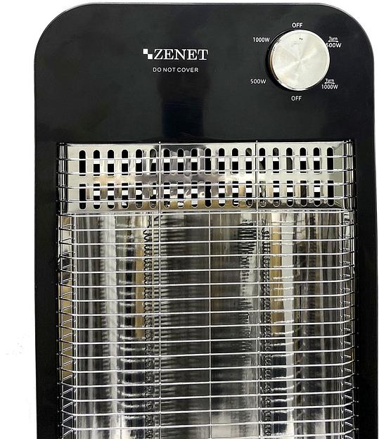 Конвектор Zenet ZET-517 1000Вт черный фото 6