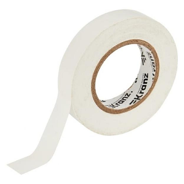 Rexant KR-09-2101 Изолента ПВХ 0,13х15 мм, 25 м, белая (5 шт/уп) KRANZ фото 1