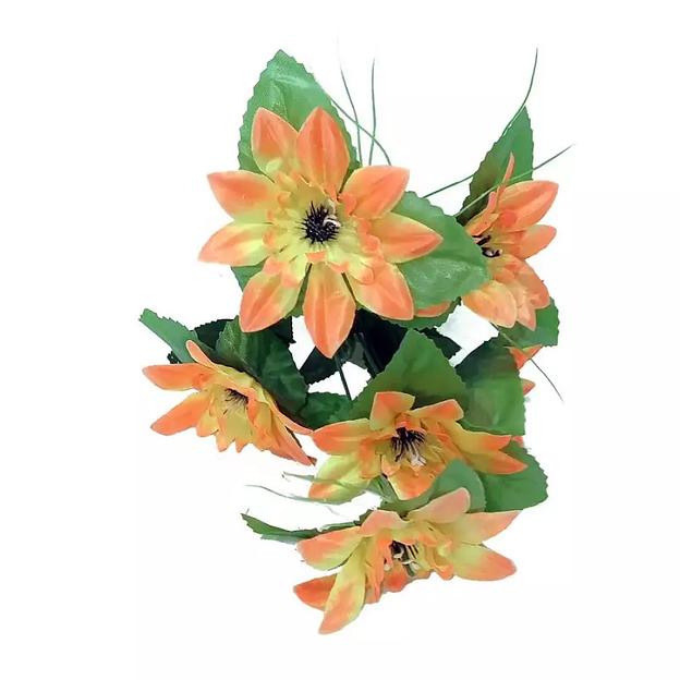 Букет георгинов 6 голов 34см 306-514 фото 1