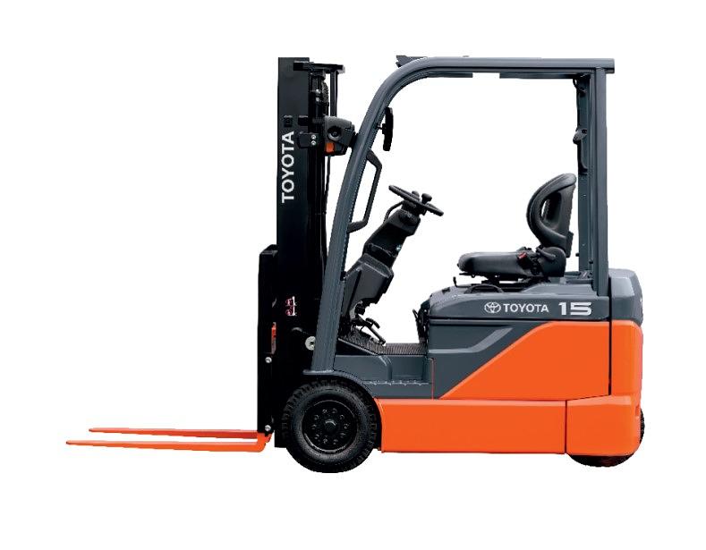 Электропогрузчик Toyota 8FBE15 вилочный трехколесный фото 1