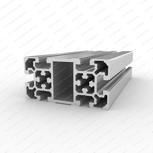 Алюминиевый конструкционный профиль 50х100 анодированный фото 1