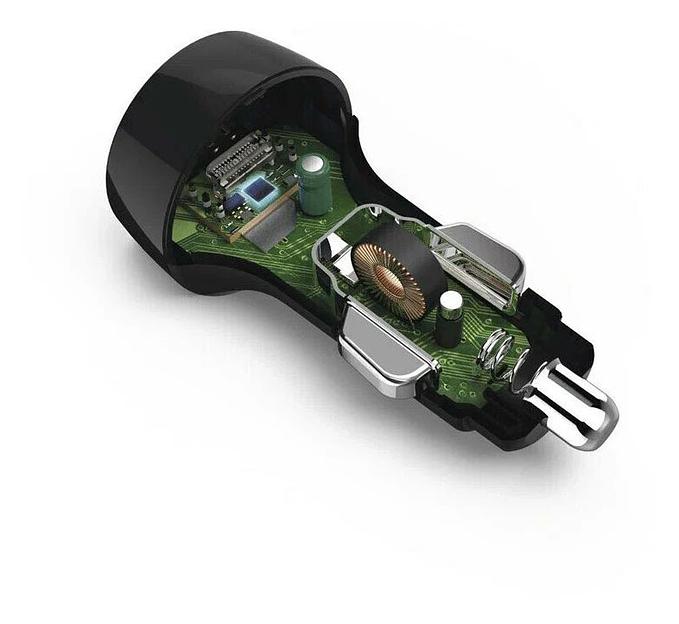 Автомобильное зар./устр. Hama H-210569 1.67A+3A+2.22A PD универсальное черный (00210569) фото 2