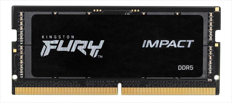 Оперативная память Kingston DDR5 16GB 5600MT/s CL40 SODIMM FURY Impact PnP (KF556S40IB-16) фото 1
