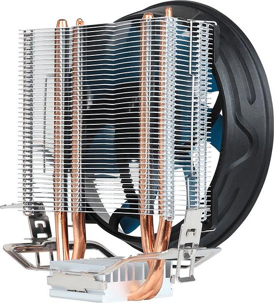 Устройство охлаждения(кулер) Formula AC Verkho Plus Soc-AM5/AM4/1200/1700/1851 черный/синий 4-pin 10-26.5dB Al 110W 271gr Ret (VERKHO PLUS) фото 4