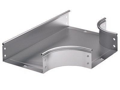 Dkc 36161K Ответвитель DPT T-образный горизонтальный 100х100 в комплекте с крепежными элементами и соединительными пластинами фото 1