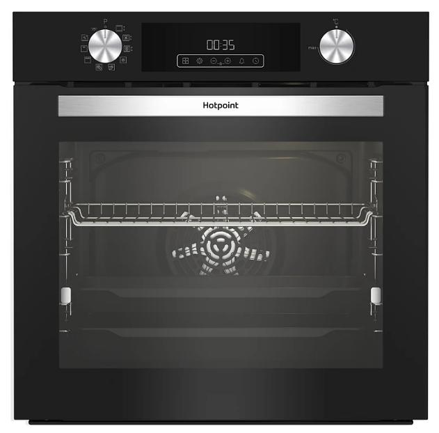 Электрический духовой шкаф Hotpoint FE8 821 H BL черный фото 1