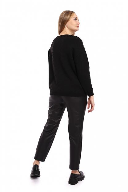 Джемпер женский арт.Л297, чёрный ОПТ фото 2