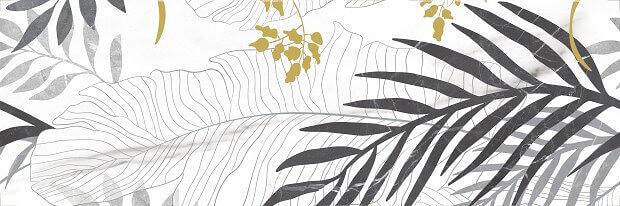 Плитка керамическая MEISSEN White stream 750х500 панно белый 16518 (A16518) фото 1