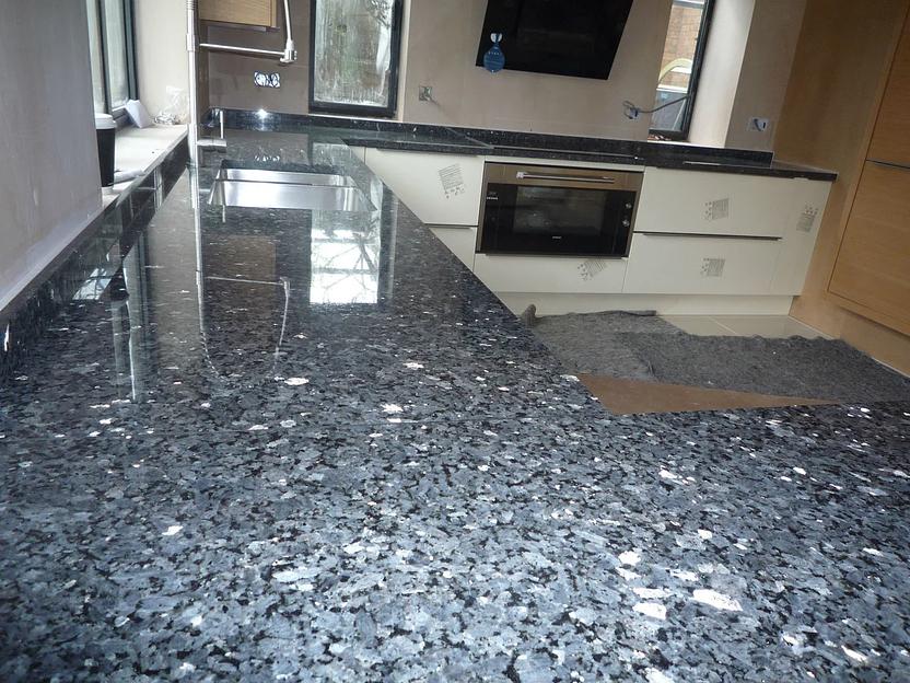 Гранит "Blue Pearl-Norway" в слэбы ОТП фото 4