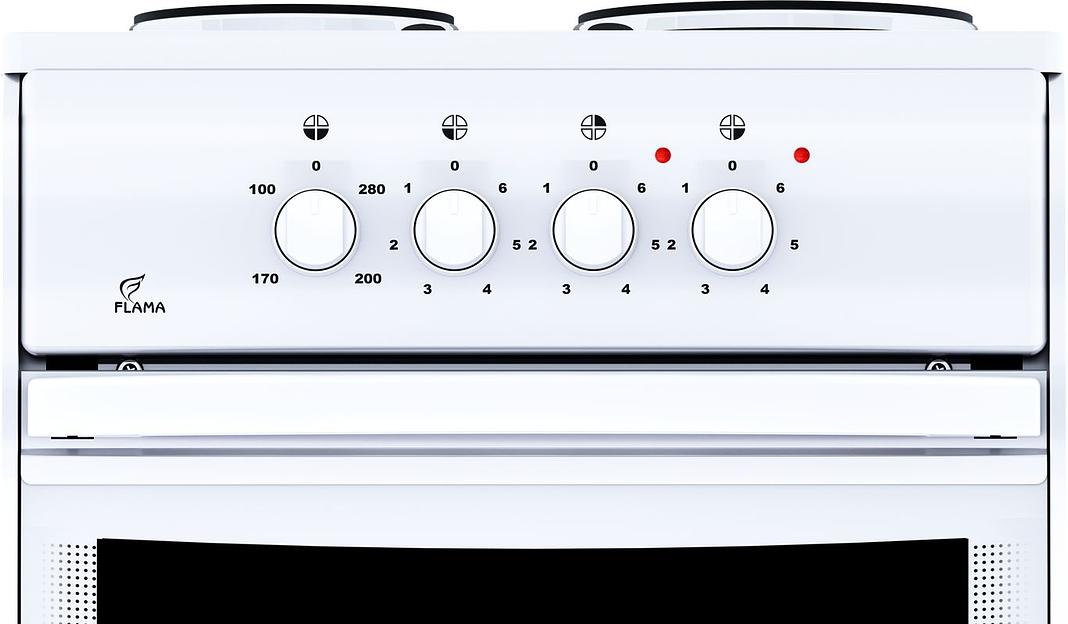 Плита Электрическая Flama AE 1304 W белый фото 3