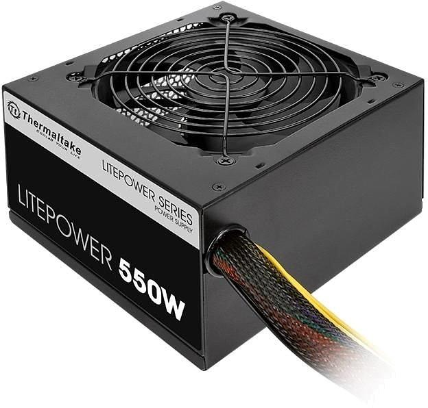 Блок питания Thermaltake ATX 550W LT-550P (24+4+4pin) APFC 120mm fan 5xSATA RTL фото 2