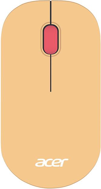 Клавиатура + мышь Acer OCC205 клав:розовый/бежевый мышь:розовый/бежевый USB беспроводная slim (ZL.ACCEE.00F) фото 3