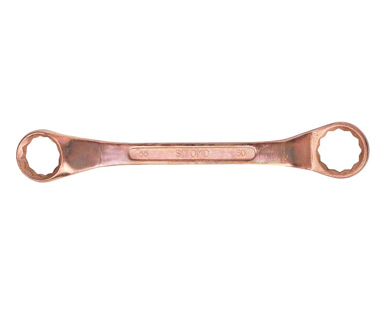 Ключ накид. двуст. 50x55 омедн. SIT с поверкой фото 1