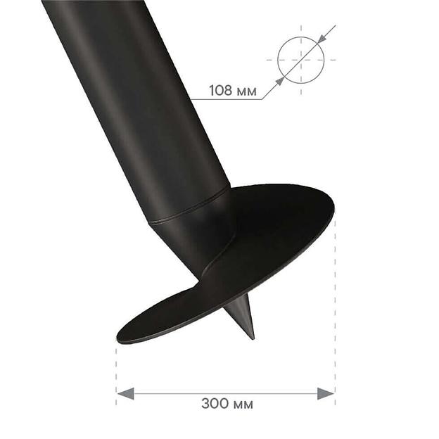 Винтовая свая 108х3000 фото 4