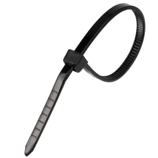 Exegate EX253856RUS Стяжка нейлоновая, неоткрывающаяся. Exegate, 300мм, упак. 100шт Black фото 1