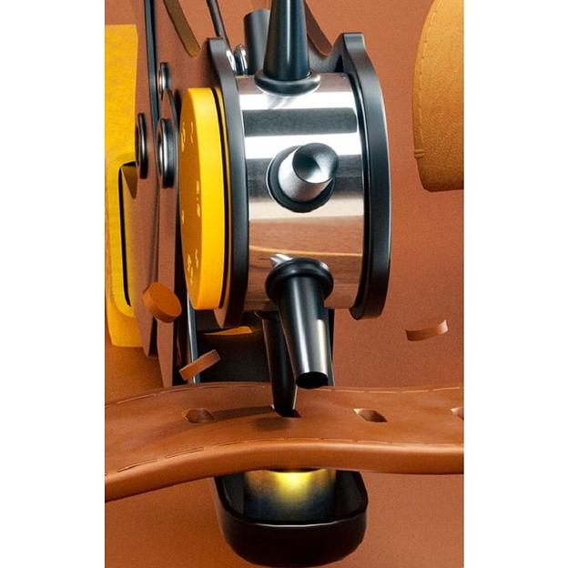 Просекатели Deli Револьверный дырокол для кожи 6-в-1 Deli DL1919 220мм, диаметр пуансона: 2, 2,5, 3, 3,5, 4, 4,5мм, сталь Cr-V фото 3