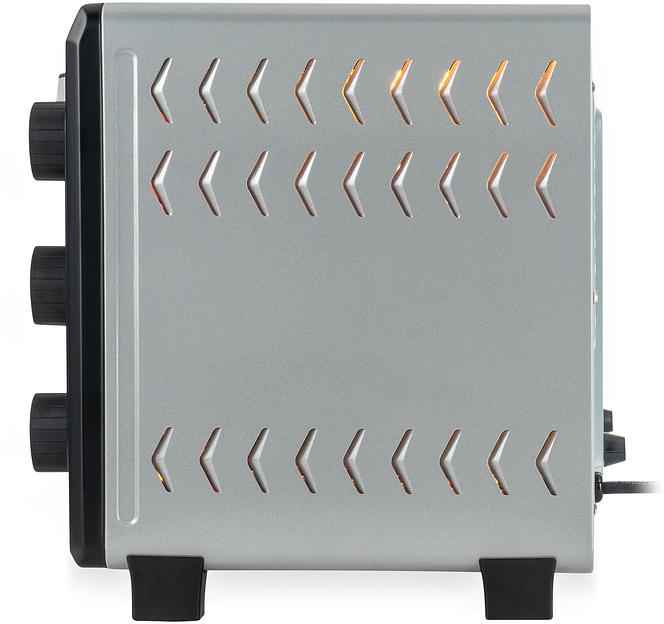 Мини-печь Hyundai MIO-HY073 26л. 1500Вт серебристый/черный фото 5