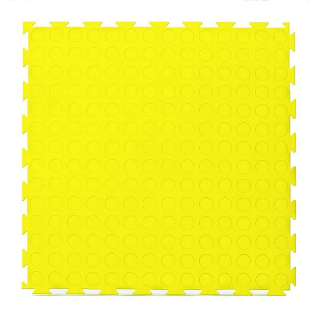 Sensor Yoga – спортивное эластичное покрытие, Цвет Желтый RAL 1016, Толщина модуля 7 мм. фото 1