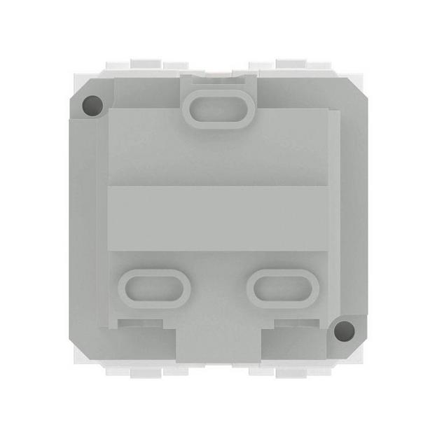 Dkc 76482B Электрическая розетка с заземлением, со шторками, белая, 2мод. фото 3