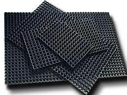 Ячеистые коврики, чёрные фото 5