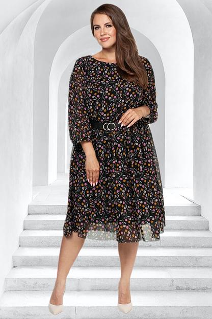 Платье женское 5988/14/Черный, розовый фото 1