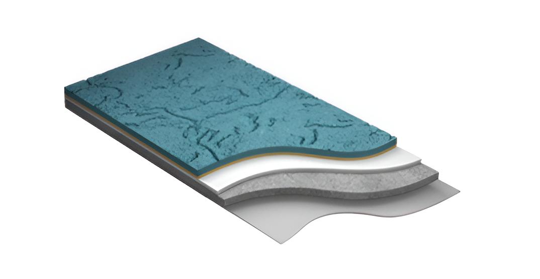 Фиброцементные панели с фактурно-полимерным покрытием Короед 1200×1570х10 мм ОПТ фото 2