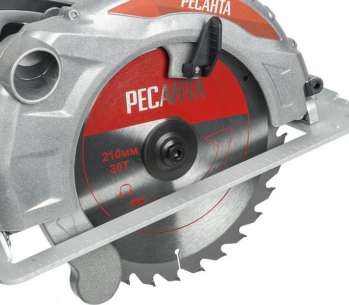Циркулярная пила (дисковая) Ресанта ДП-210/2000 2000Вт (ручная) фото 10