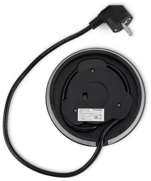 Чайник электрический Hyundai HYK-S8408 1.7л. 2200Вт серебристый матовый/черный (корпус: нержавеющая сталь) фото 10