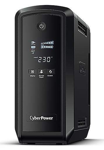 ИБП CyberPower CP900EPFCLCD, Line-Interactive, 900VA/540W, 6 Schuko розеток, USB, RJ11/RJ45, LCD дисплей, Black, 0.33х0.36х0.2м., 8.3кг. CyberPower CP900EPFCLCD фото 1