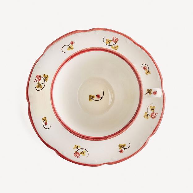 Чайная пара «Шиповник» 95×60 мм, 0.19 л опт фото 4