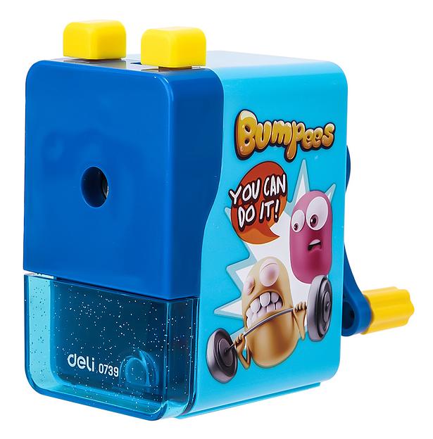 Точилка для карандашей механическая Deli E0739 1 отверстие пластик ассорти фото 1