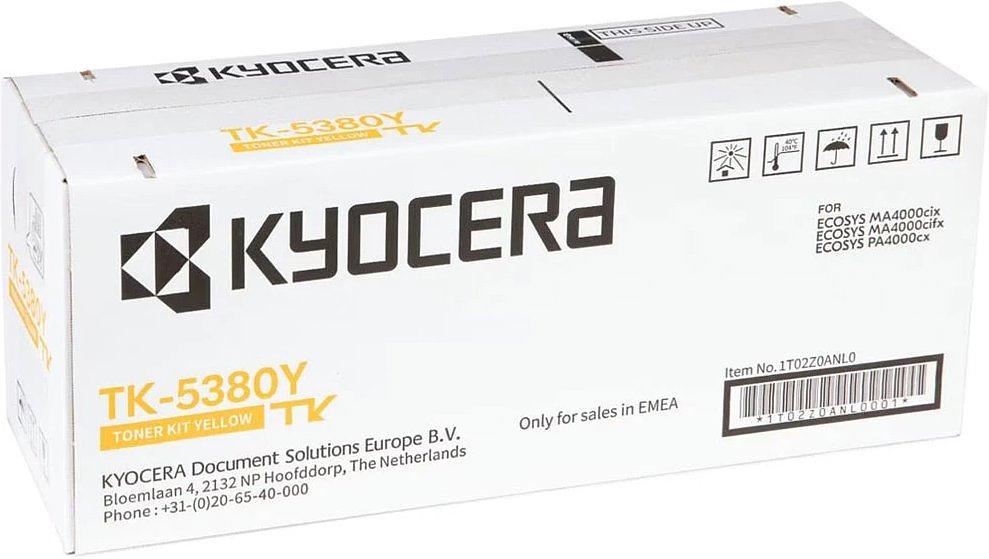 Картридж лазерный Kyocera TK-5380Y 1T02Z0ANL0 желтый (10000стр.) для Kyocera PA4000cx/MA4000cix/MA4000cifx фото 1