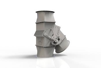 Перекидной клапан на два направления термостойкий до +300°С ОПТ фото 1