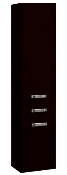 Шкаф-колонна АКВАТОН подвесная АМЕРИНА черный фото 1