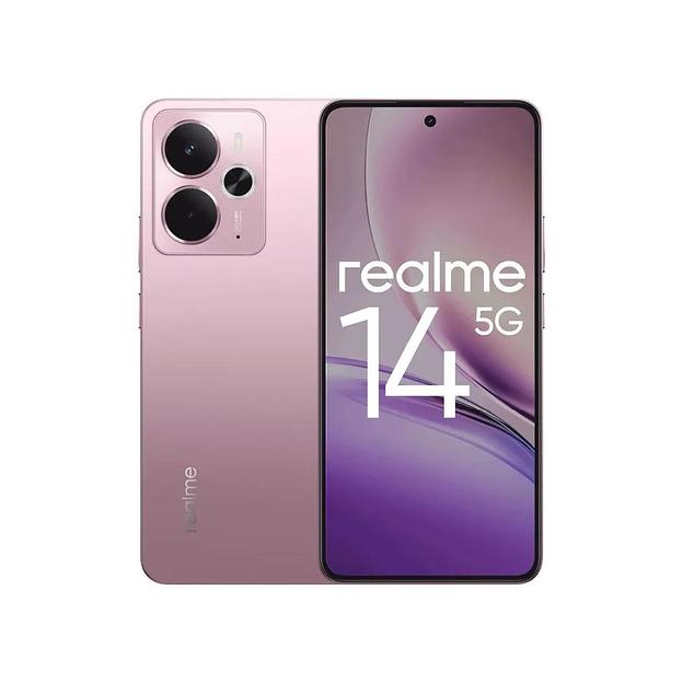 Смартфон Realme 14 5G 8+256 RMX5070 8+256 розовый фото 1