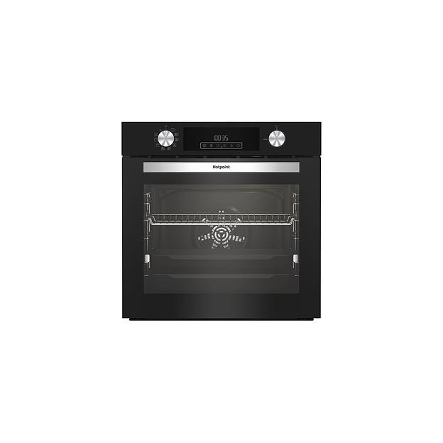 Духовой шкаф HOTPOINT FE8 821 H BL, черный фото 1