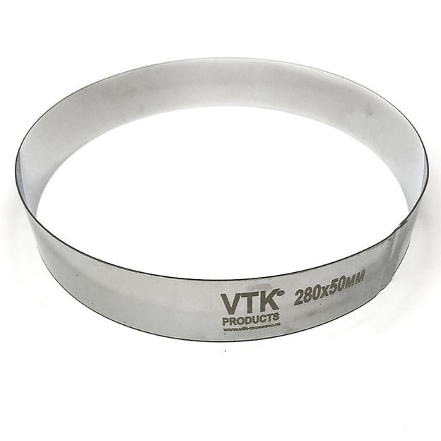 Форма для выпечки и заморозки Кольцо диаметр 260 мм высота 50 мм фото 1