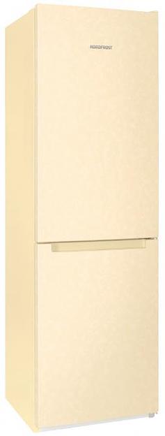 Холодильник Nordfrost NRB 152 ME бежевый мрамор двухкамерный 205/115 л морозилка снизу фото 1
