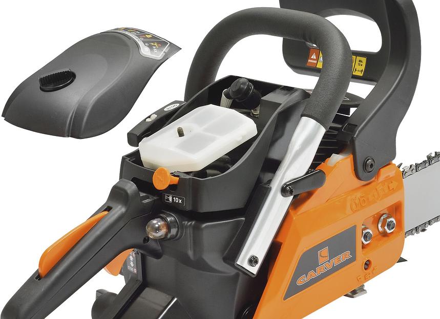 Пила бенз. CARVER RSG 238Х [01.004.00051] { картон (Шина 14" Oregon 140SDEA041, Цепь Oregon 91P052)(60 шт/пал } фото 7