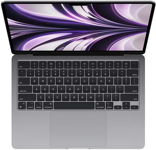 Ноутбук Apple MacBook Air A2681 M2 8 core 16Gb SSD256Gb/10 core GPU 13.6" Retina (2560x1664) Mac OS grey space WiFi BT Cam (Z15S007CE) фото 2