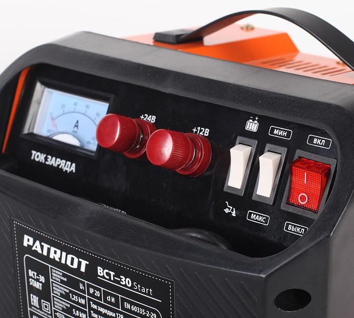 Пуско-зарядное устройство Patriot BCT- 30 Start фото 3
