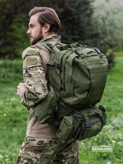 Рюкзак туристический «Хаки» фото 3