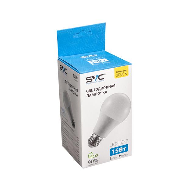 Эл. лампа светодиодная SVC LED A70-15W-E27-3000K  Тёплый A70-15W-E27-3000K фото 2