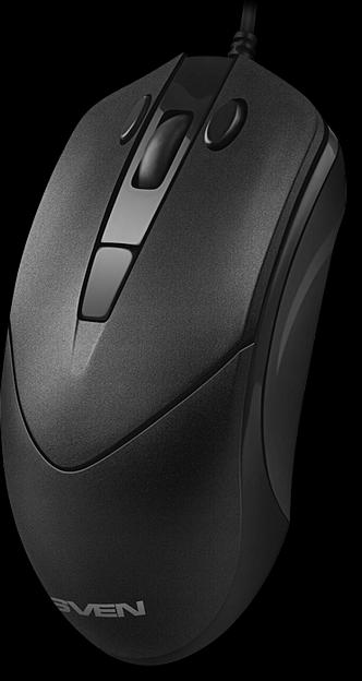 Мышь SVEN RX-95 чёрная (кн. копировать-вставить. 5+1кл. 1000-4000 DPI, кор.) Sven SV-020323 фото 4