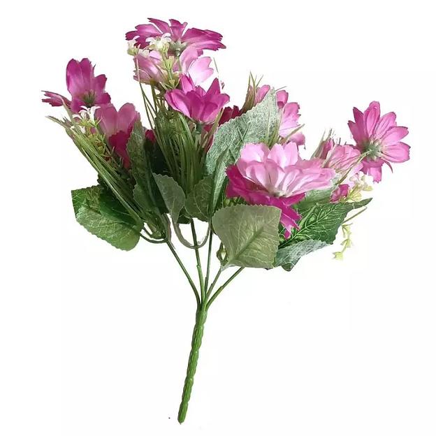 Букет герберы 5 веток (13 цветочков) 864-6 32см фото 4