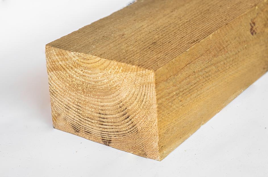 Брус нестроганный, естественной влажности 150*150*6000 фото 1