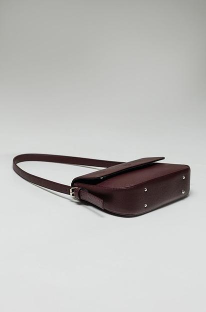 Женская сумка-багет тёмно-бордовая опт фото 5
